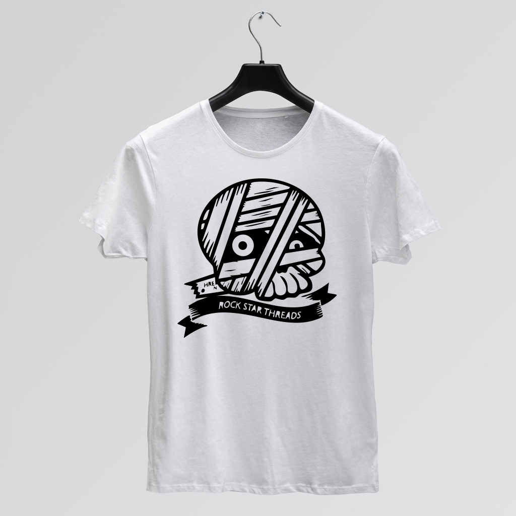 The Mummy – white – guys tee