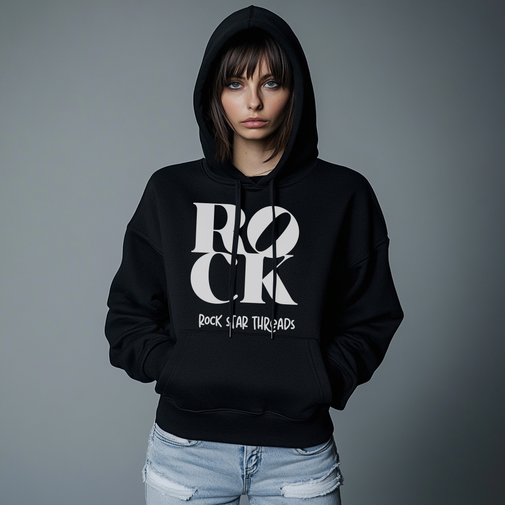 ROCK Hoody – black
