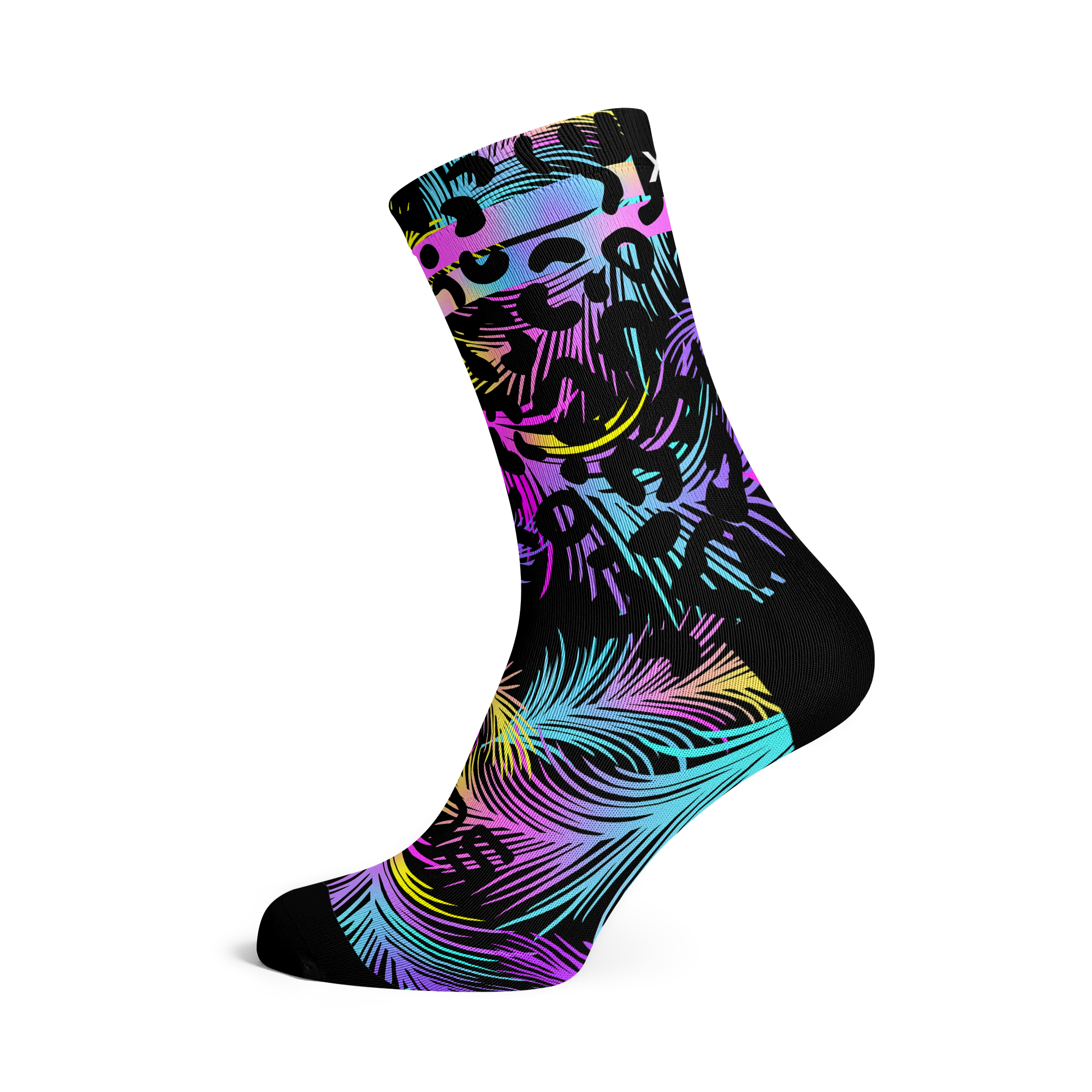 Pastel Black Socks